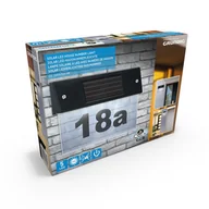 Lampy ogrodowe - Tabliczka adresowa solarna 22 x 16,5 x 5 cm - miniaturka - grafika 1