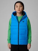 Kurtki i płaszcze dla chłopców - 4F Bezrękawnik z wypełnieniem syntetycznym chłopięcy - granatowy 164 (13-14 lat) - miniaturka - grafika 1