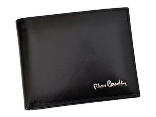 Pierre Cardin, Portfel skórzany męski, YS520.1 325, czarny, ochrona RFID - Portfele - miniaturka - grafika 1