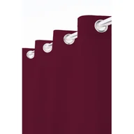 Zasłony - Zasłona Greta 135 x 260 cm 8 kółek bordo - miniaturka - grafika 1