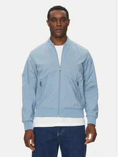 Calvin Klein Kurtka bomber LV040FM512 Błękitny Regular Fit - Kurtki męskie - miniaturka - grafika 1