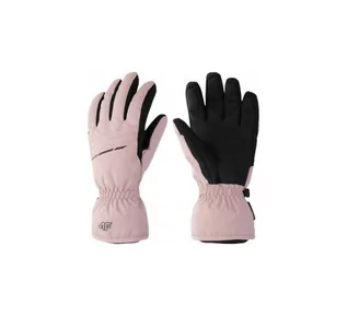 Rękawiczki - Damskie rękawice narciarskie sportowe 4F RED002-56S - grafika 1