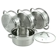 Zestawy garnków i patelni - Klausberg Garnki do gotowania na parze 22cm 5 ele [KB-7143] KB-7143 - miniaturka - grafika 1