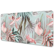 Podkładki na biurko - Mata ochronna na biurko Pastelowe kwiaty 90x45 cm - miniaturka - grafika 1