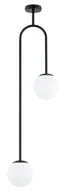 Lampy sufitowe - Vector lampa wisząca 2xE14 czarna/biały 62448 - miniaturka - grafika 1