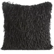 Poszewki na poduszki - Eurofirany B.b. Choczyńscy Sp.J. Futrzana poszewka Adore 45x45 czerń - miniaturka - grafika 1