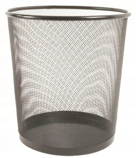 Tetis Kosz metalowyy TETIS czarny AA092TET - Kosze biurowe Tetis Kosz metalowyy TETIS czarny AA092TET - Kosze biurowe - miniaturka - grafika 1