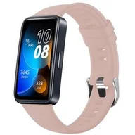 Akcesoria do smartwatchy - Pasek wymienny FIXED Silicone Strap na Huawei Band 8 (FIXSSTB-1183-PI) Różowy - miniaturka - grafika 1