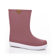 Buty dla dziewczynek - 3Kamido Kalosze GoStyle - stylowe kalosze dziecięce, z taśmą odblaskową 3M, antybakteryjną wkładką i antypoślizgową podeszwą różowe 33/34 - miniaturka - grafika 1