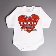 Body - Sorry dziewczyny BABCIA jest moją walentynką - body niemowlęce - miniaturka - grafika 1