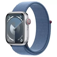 Smartwatch - Apple Watch Series 9 GPS + Cellular 45mm Aluminium Sport Niebieski - miniaturka - grafika 1