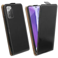 Etui i futerały do telefonów - cofi1453® Etui z klapką kompatybilne z Samsung Galaxy Note 20 (N980F) etui na telefon pionowe składane etui ochronne z klapką czarne - miniaturka - grafika 1
