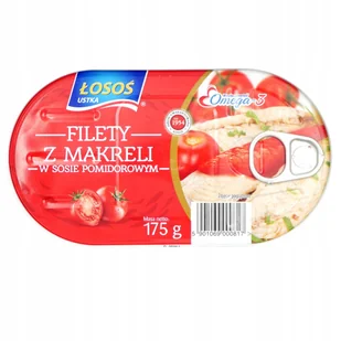 Filety Z Makreli W Sosie Pomidorowym Konserwa Rybna 175G - Konserwy i dania rybne - miniaturka - grafika 1