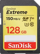 Pendrive - Karta pamięci SANDISK Extreme SDSDXV5-128G-GNCIN, SDXC, 128 GB - miniaturka - grafika 1