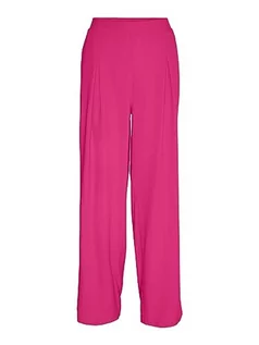 Spodnie damskie - VERO MODA Vmmymilo Hw Wide Pants WVN Ga spodnie damskie, różowy, L - grafika 1