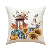 Pościel dla dzieci - Poszewka Na Poduszkę 45X45Cm Piękny Druk Jesień Boho Pod108 - miniaturka - grafika 1