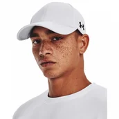 Czapki męskie - Męska czapka z daszkiem Under Armour Men's UA Team Blitzing - biała - miniaturka - grafika 1