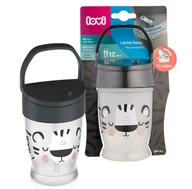 Kubki dla dzieci - LOVI KUBEK ZE SŁOMKĄ SALT&PEPPER 250ml 12m+ - miniaturka - grafika 1