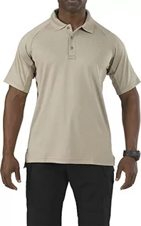 Koszulki męskie - 5.11 Męska koszulka polo z krótkim rękawem Szary Silver Tan L - grafika 1