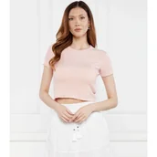 Koszulki i topy damskie - GUESS T-shirt | Cropped Fit - miniaturka - grafika 1