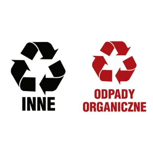 Oznaczenie "Inne i Odpady organiczne " 15 x 15 kpl. - Numery na dom - miniaturka - grafika 1