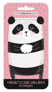 Zakładka magnetyczna panda - Henry - Zakładki do książek - miniaturka - grafika 1