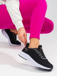 Buty sportowe damskie - Damskie buty sportowe DK czarne - grafika 1