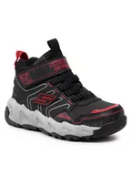 Buty dla chłopców - Skechers Trekkingi Combex 406422L/BKRD Czarny - miniaturka - grafika 1