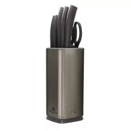 Noże kuchenne - Berlingerhaus Zestaw noży 7-elementów Metallic Carbon [BH-2403] BH-2403 - miniaturka - grafika 1