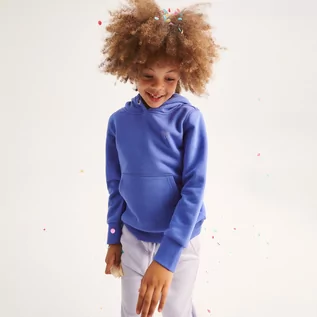 Bluzki dla dziewczynek - Reserved - Dresowa bluza z nadrukiem - Niebieski - grafika 1