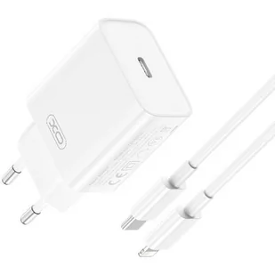 Ładowarka sieciowa XO CE15 PD 20W Biały - Ładowarki do telefonów - miniaturka - grafika 1