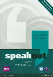 Pearson Education Limited Speakout Starter Workbook with key + CD - Frances Eales, Steve Oakes - Książki do nauki języka angielskiego - miniaturka - grafika 1