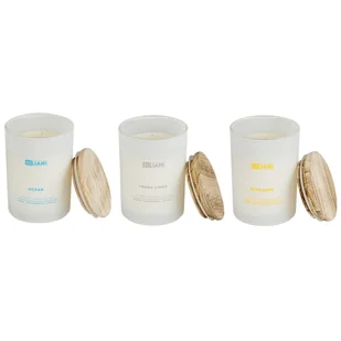 3 świeczki zapachowe sojowe morski/bergamotka/świeże pranie SIMPLICITY - Aromaterapia - miniaturka - grafika 1