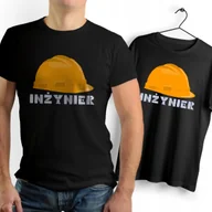 Koszulki męskie - Dla Inżyniera T-Shirt czarny Na Prezent z Dowolnym Nadrukiem Zdjęciem Gift - miniaturka - grafika 1