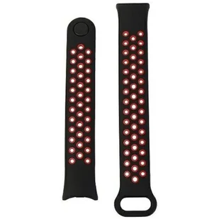 Pasek BELINE Beli02499 do Xiaomi Mi Band 8/9 Czarno-czerwony - Akcesoria do smartwatchy - miniaturka - grafika 10