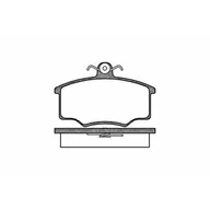 Klocki hamulcowe - Klocki hamulcowe - komplet REMSA 0046.00 - miniaturka - grafika 1