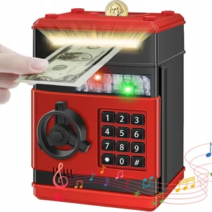 SEJF DLA DZIECI BANKOMAT O Dużej ELEKTRONICZNY SKARBONKA NA PIN WPŁATOMAT - Skarbonki SEJF DLA DZIECI BANKOMAT O Dużej ELEKTRONICZNY SKARBONKA NA PIN WPŁATOMAT - Skarbonki - miniaturka - grafika 1