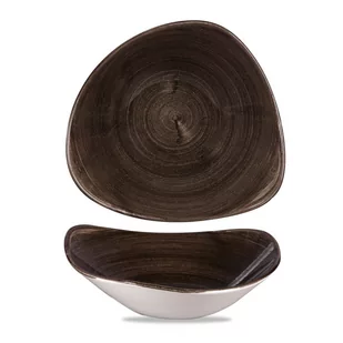 Churchill MISKA TRÓJKATNA STONECAST PATINA IRON BLACK 600 ml, 23,5 cm CHURCHILL PAIBTRB91 - Miski i półmiski - miniaturka - grafika 2