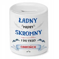 Skarbonki - Skarbonka Dla Obrońcy na Urodziny na Prezent z Nadrukiem ze Zdjęciem - miniaturka - grafika 1