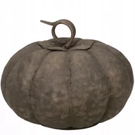 Figurki dekoracyjne - DYNIA METALOWA LOFT 24cm figurka na Halloween Jesień ozdobna do domu salonu - miniaturka - grafika 1