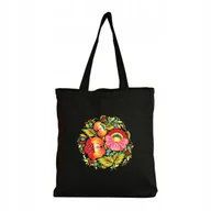 Torby i wózki na zakupy - TORBA NA ZAKUPY Kwiaty Kwiatki Na Ramię Shopper #4 - miniaturka - grafika 1