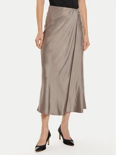 Guess Spódnica midi Anastasia W4BD56 WGIG2 Beżowy Regular Fit - Spódnice - miniaturka - grafika 1