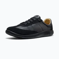 Buty trekkingowe męskie - Buty męskie KEEN Knx T-Toe black/black - miniaturka - grafika 1