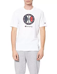 Koszulka męska Champion Off Krótkie Logo, biały, S - Koszulki męskie - miniaturka - grafika 1