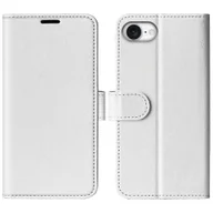 Portfele - Dla iPhone SE (2025) Etui z portfelem Crazy Horse Texture Stand Skórzany pokrowiec na telefon - biały Wielobarwny White - miniaturka - grafika 1