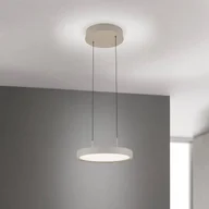 Lampy sufitowe - ORION Lampa wisząca Teide, możliwość ściemniania, kremowy / amber, salon / jadalnia, aluminium, nowoczesny - miniaturka - grafika 1