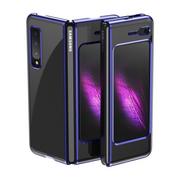 Etui i futerały do telefonów - Samsung Braders Etui z metaliczną ramką Plating Case do Galaxy Fold niebieski - miniaturka - grafika 1