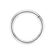 Kolczyki - Kolczyk PIERCING Srebrny Clicker KÓŁKO Kółeczko LOBE Nostril TYTAN 0,8/10 - miniaturka - grafika 1