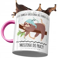 Kubki - Kubek Różowy Dla Kamili Dziewczyny na Prezent z Nadrukiem ze Zdjęciem + Opakowanie na prezent (wzór 04) - miniaturka - grafika 1