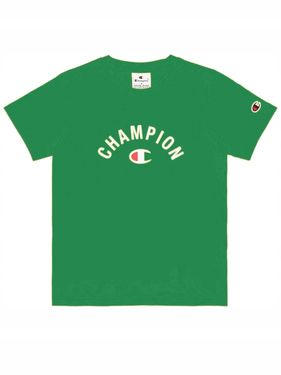 KOSZULKA męska CHAMPION 220798-GS130 bawełna zielony sportowy XL XL
